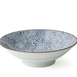 MIYA Company Aizome Mum 9.75" Serving Bowl