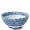MIYA Company Ajiromon Blue and White Basketweave Design Collection Made in Japan Available at Miya
