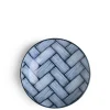 MIYA Company Ajiromon Blue and White Basketweave Design Collection Made in Japan Available At Miya.