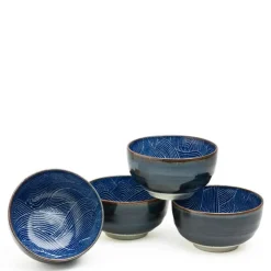 MIYA Company Aranami 5" Bowl Set for Four at Miya