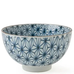 MIYA Company Asanoha Colors 4.5" Rice Bowl - Blue