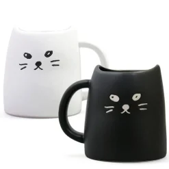 MIYA Company Black & White Cat Mug Set