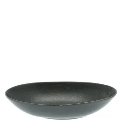 MIYA Company Black Cosmos Bowl Oval 10"
