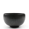 MIYA Company Black Cosmos Horsetails Bowl 5-3/8"