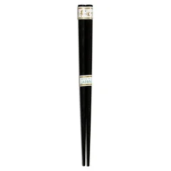 MIYA Company Black lacquered short chopsticks.