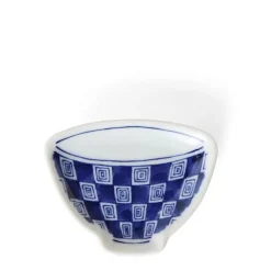 MIYA Company Blue & White mini sauce dish teacup shape made in Japan available at Miya.
