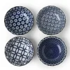 MIYA Company Blue and white ceramic sauce dish set made in Japan available at Miya!