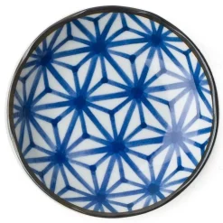 MIYA Company Blue and white ceramic sauce dish made in Japan available at Miya!