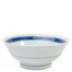 MIYA Company Blue and White Dragon 8.25" Large Ramen Noodle Bowl from Japan available at Miya