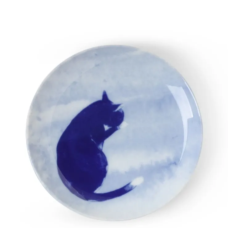 MIYA Company Blue Cat Grooming Plate