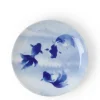 MIYA Company Blue Fish Swimming Plate