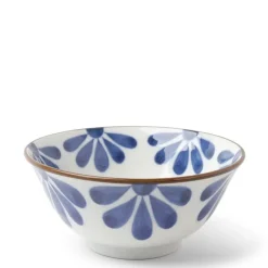 MIYA Company Blue Flower 5.75" Bowl