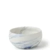 MIYA Company Blue Marble Design Ceramic Bowl Made in Japan.