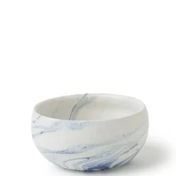 MIYA Company Blue Marble Design Ceramic Bowl Made in Japan.