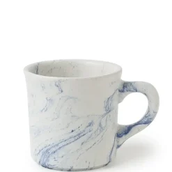 MIYA Company Blue Marble Design Ceramic Mug Made in Japan.