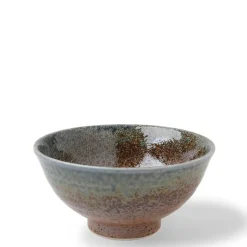 MIYA Company Blue Sand Crackle Bowl 6-1/4"