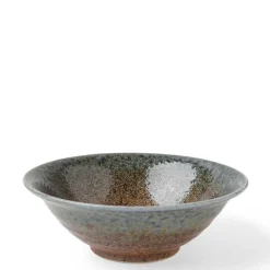 MIYA Company Blue Sand Crackle Bowl 7-5/8"