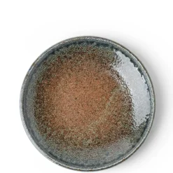MIYA Company Blue Sand Crackle Plate 7-3/4"