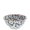 MIYA Company Bowl Blue Dragonfly 6"