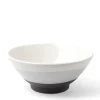 MIYA Company Bowl Gradient Black & White 7-1/2"