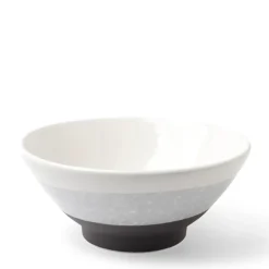 MIYA Company Bowl Gradient Black & White 7-1/2"