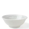 MIYA Company Bowl White Water Swirls 8-1/2"