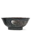 MIYA Company Brush Stroke Large 8.25" Ramen Noodle Bowl from Japan available at Miya