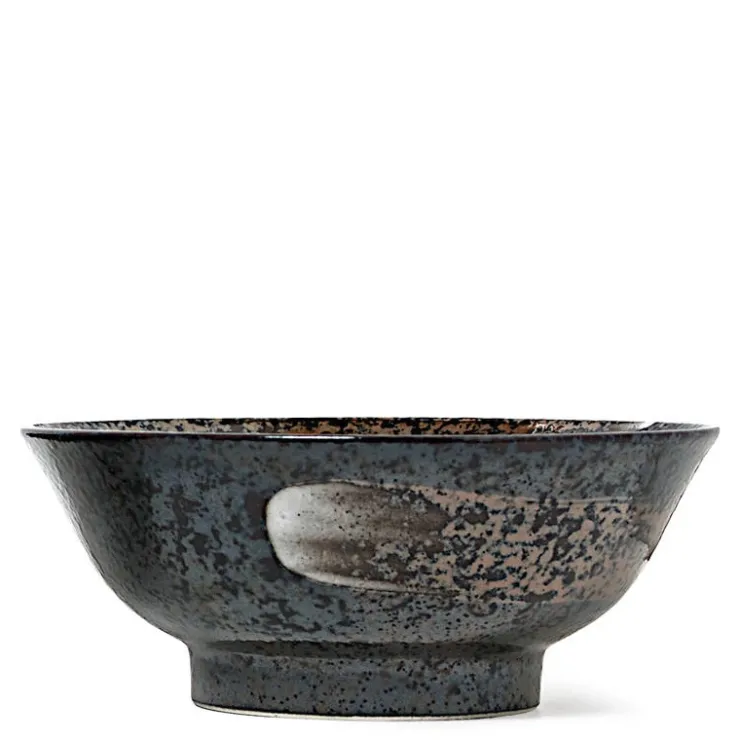 MIYA Company Brush Stroke Large 8.25" Ramen Noodle Bowl from Japan available at Miya