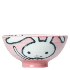 MIYA Company Bunny Rabbit Rice Bowl Made in Japan Available At Miya.