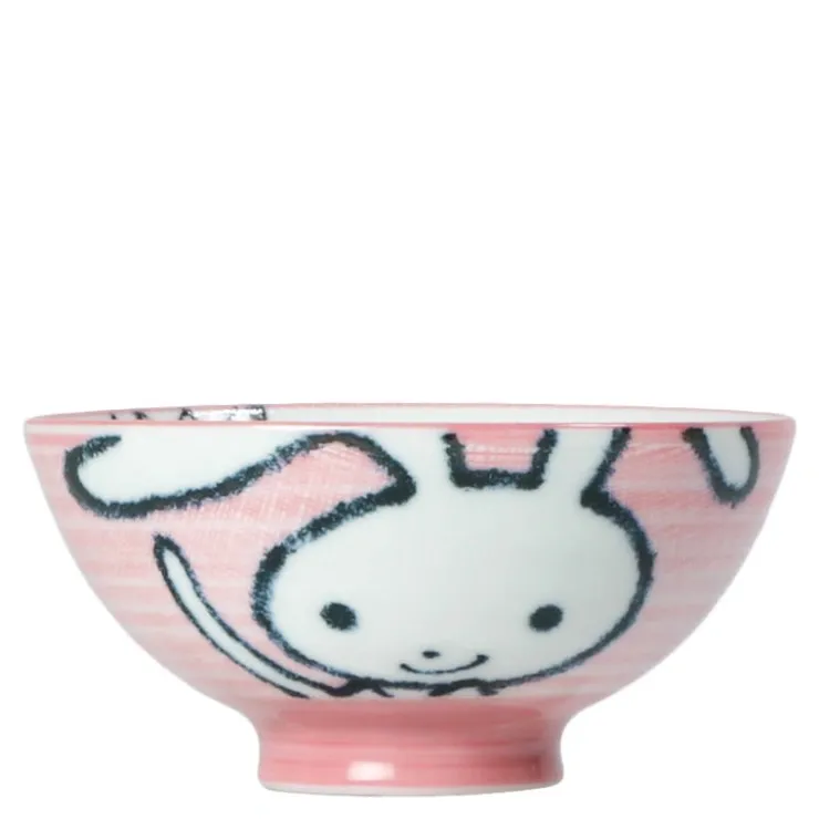 MIYA Company Bunny Rabbit Rice Bowl Made in Japan Available At Miya.
