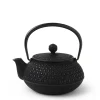 MIYA Company Cast Iron Teapot Black Honeycomb 0.65L