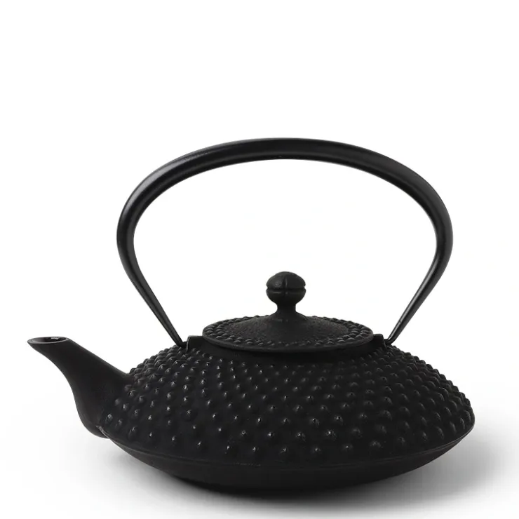 MIYA Company Cast Iron Teapot Flat Hailstone 1.08L