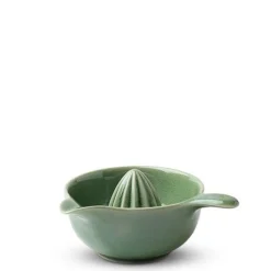 MIYA Company Ceramic Celadon Green Juicer Made in Japan Available at Miya.