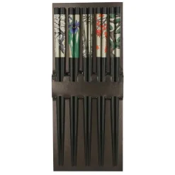 MIYA Company Chopsticks Set Antique Byobu Black
