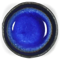 MIYA Company Cobalt Blue 3.25" Round Sauce Dish at Miya