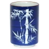 MIYA Company Cobalt Blue Sasa 8 Oz. Teacup