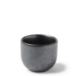 MIYA Company Dark Gray "Iron Glaze" sake cups made in Japan.
