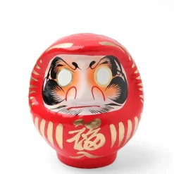 MIYA Company Daruma Red Good Fortune 4-3/4"