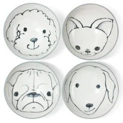 MIYA Company Dog Days 4.5" Rice Bowl Set at Miya