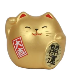 MIYA Company Feng Shui Cat 2.25" - Gold