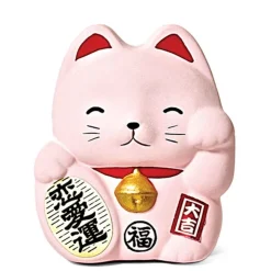 MIYA Company Feng Shui Fortune Cat Bank - Pink