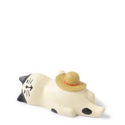 MIYA Company Figurine Cat Sleeping Hat