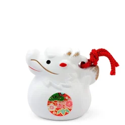 MIYA Company Figurine Dragon White with Cord