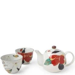 MIYA Company Floral Fall Tea Set