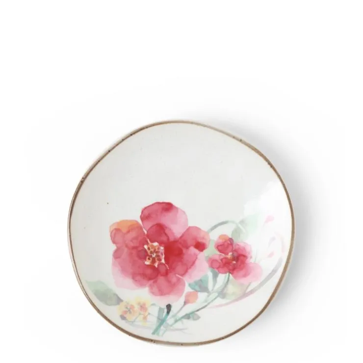 MIYA Company Floral Mini Plate Magenta