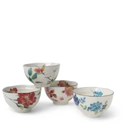 MIYA Company Floral Summer Rice Bowl Set