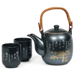 MIYA Company Gold Bomboo Kintake Teaset at Miya