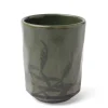 MIYA Company Green Sasa 8 Oz. Teacup