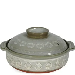 MIYA Company Hana-Mishima Donabe Casserole, 108 Oz.