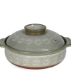MIYA Company Hana-Mishima Donabe Casserole, 135 Oz.
